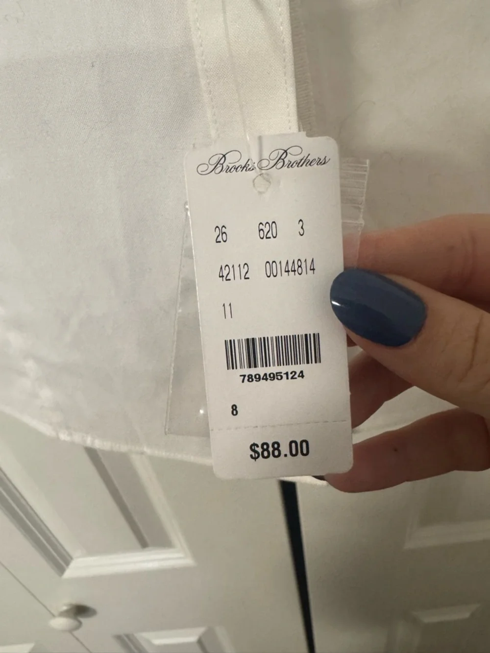 Brooks Brothers White Sleeveless Button-Down Shirt - Picture 4 of 7